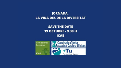 Cartell de la Jornada: La vida des de la diversitat. Els Drets Humans i l'autonomia personal avui